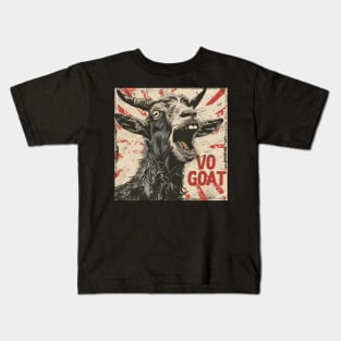 Go Vote Vo Goat Kids T-Shirt